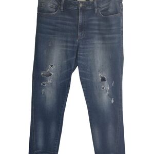 Miss Me Distressed Raw Hem Skinny Jeans Size 32‎